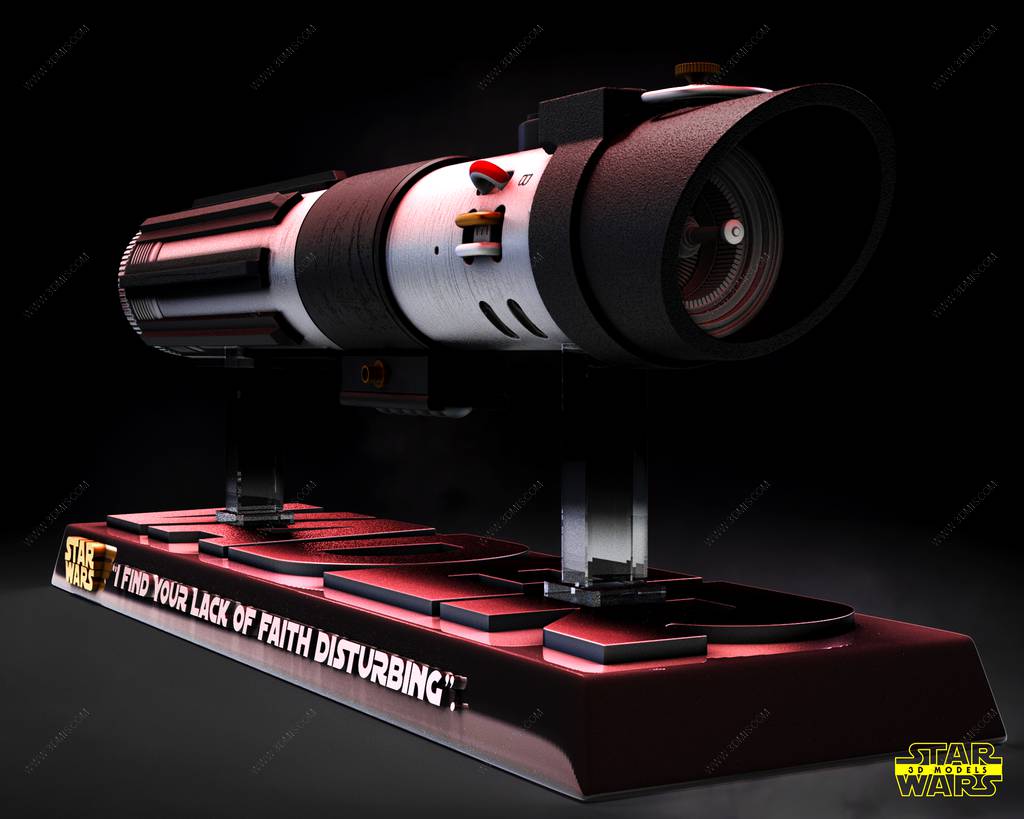 P站图纸印象馆 SW3D 星球大战 达斯·维德的光剑 SW3D 星球大战 达斯·维德的光剑