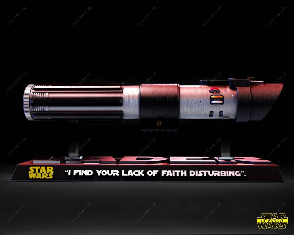 P站图纸印象馆 SW3D 星球大战 达斯·维德的光剑 SW3D 星球大战 达斯·维德的光剑