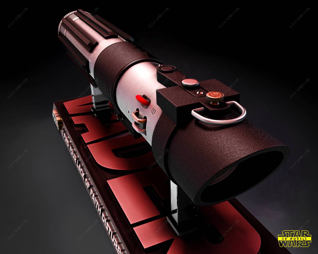 P站图纸印象馆 SW3D 星球大战 达斯·维德的光剑 SW3D 星球大战 达斯·维德的光剑