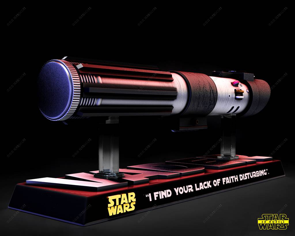 P站图纸印象馆 SW3D 星球大战 达斯·维德的光剑 SW3D 星球大战 达斯·维德的光剑