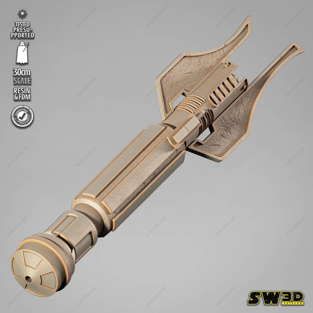 P站图纸印象馆 SW3D 星球大战 达斯·塞昂的光剑 SW3D 星球大战 达斯·塞昂的光剑