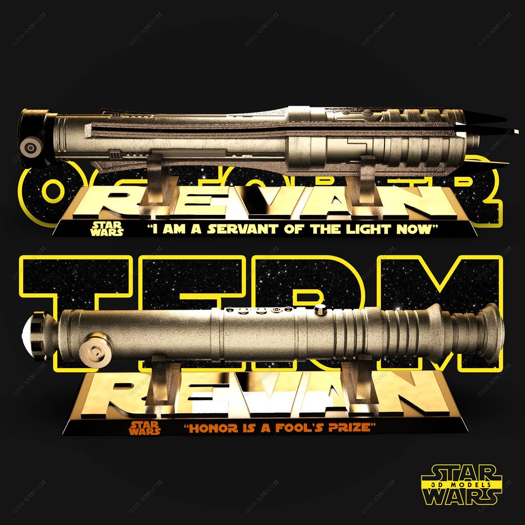 P站图纸印象馆 SW3D 星球大战 达斯·瑞文光剑 SW3D 星球大战 达斯·瑞文光剑