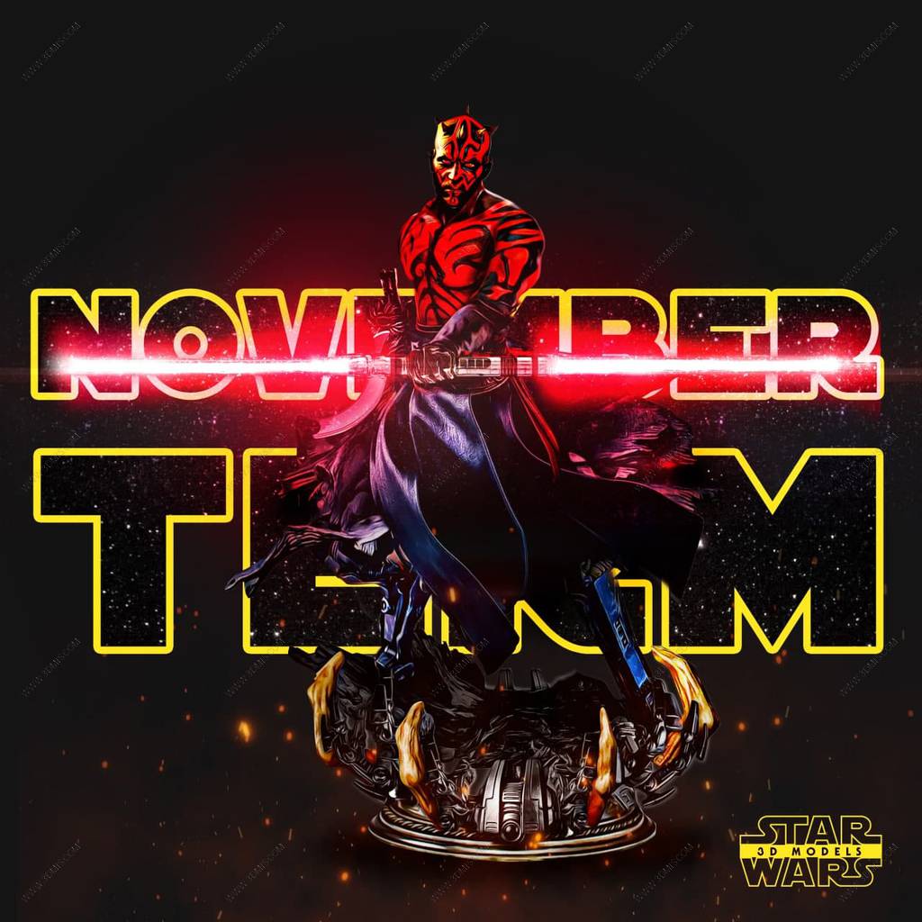 P站图纸印象馆 SW3D 星球大战 达斯·摩尔 SW3D 星球大战 达斯·摩尔