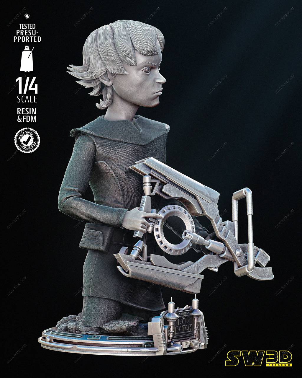 P站图纸印象馆 SW3D 星球大战 欧比旺·克诺比 SW3D 星球大战 欧比旺·克诺比