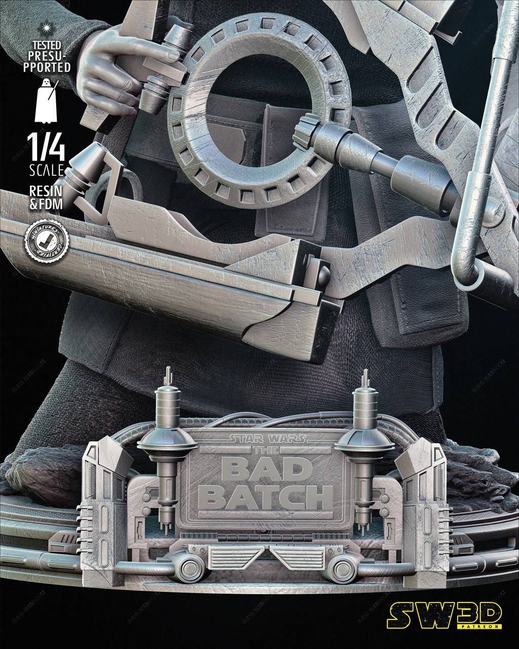 P站图纸印象馆 SW3D 星球大战 欧比旺·克诺比 SW3D 星球大战 欧比旺·克诺比