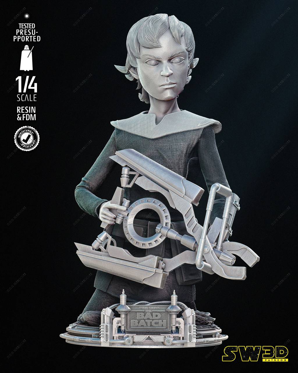 P站图纸印象馆 SW3D 星球大战 欧比旺·克诺比 SW3D 星球大战 欧比旺·克诺比