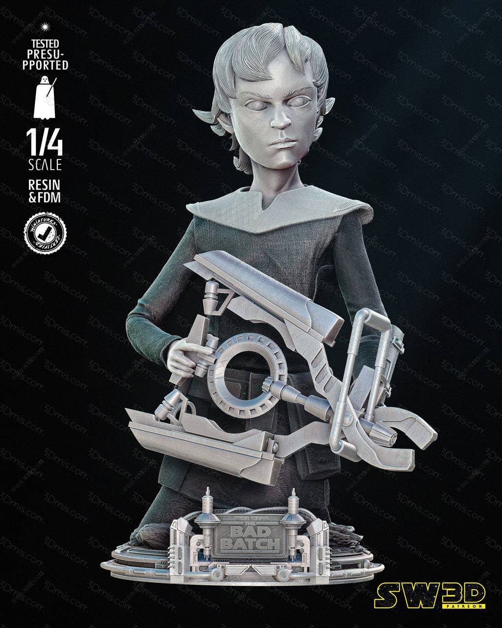 P站图纸印象馆 SW3D 星球大战 欧比旺·克诺比 SW3D 星球大战 欧比旺·克诺比