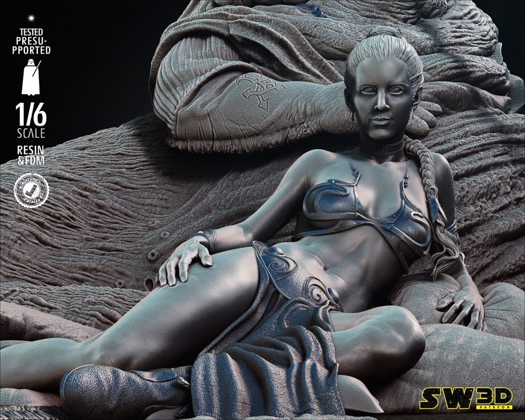 P站图纸印象馆 SW3D 星球大战 赫特人贾巴和莱娅·奥加纳·索罗 SW3D 星球大战 赫特人贾巴和莱娅·奥加纳·索罗