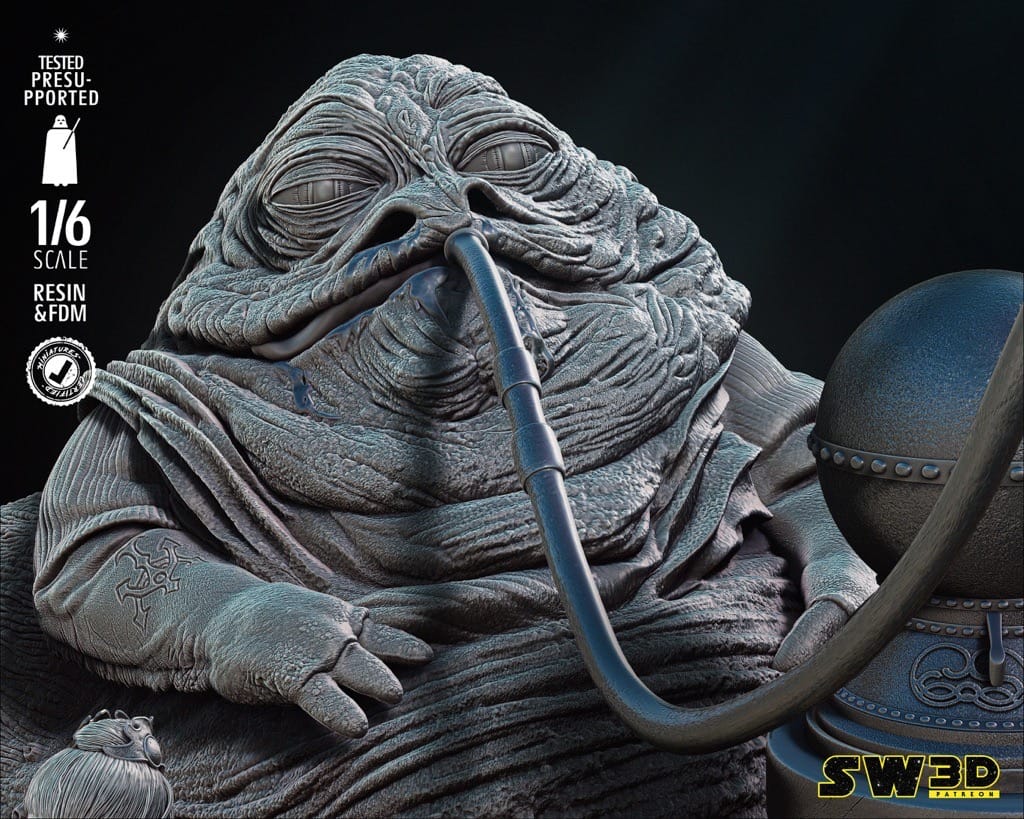 P站图纸印象馆 SW3D 星球大战 赫特人贾巴和莱娅·奥加纳·索罗 SW3D 星球大战 赫特人贾巴和莱娅·奥加纳·索罗