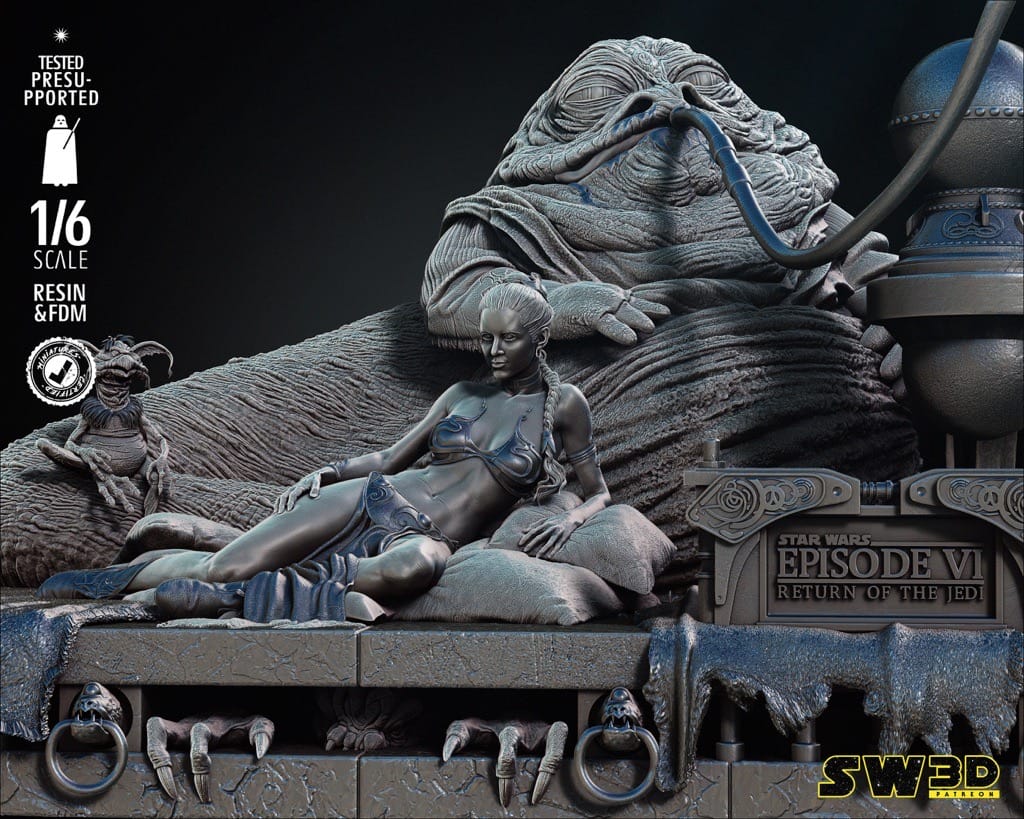 P站图纸印象馆 SW3D 星球大战 赫特人贾巴和莱娅·奥加纳·索罗 SW3D 星球大战 赫特人贾巴和莱娅·奥加纳·索罗
