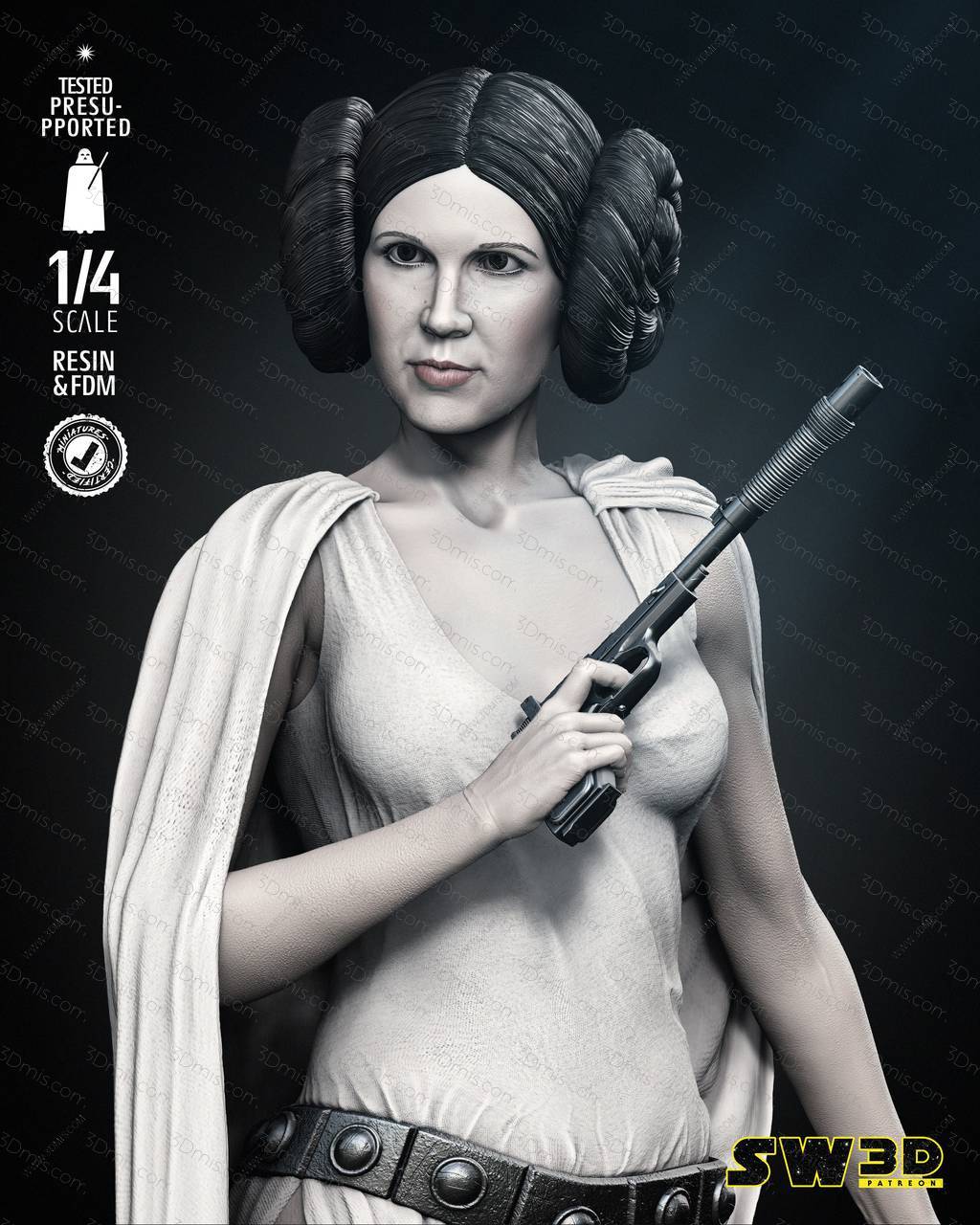 SW3D 星球大战 莱娅·奥加纳·索罗