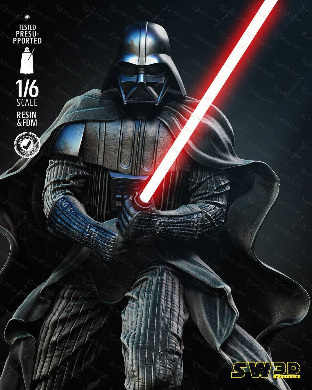 P站图纸印象馆 SW3D 星球大战 达斯·维德 SW3D 星球大战 达斯·维德