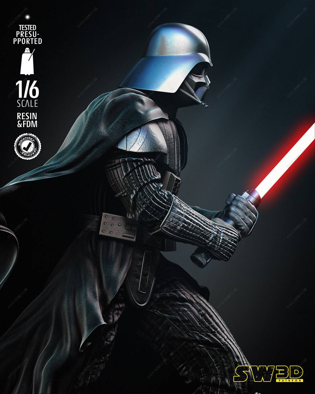 P站图纸印象馆 SW3D 星球大战 达斯·维德 SW3D 星球大战 达斯·维德