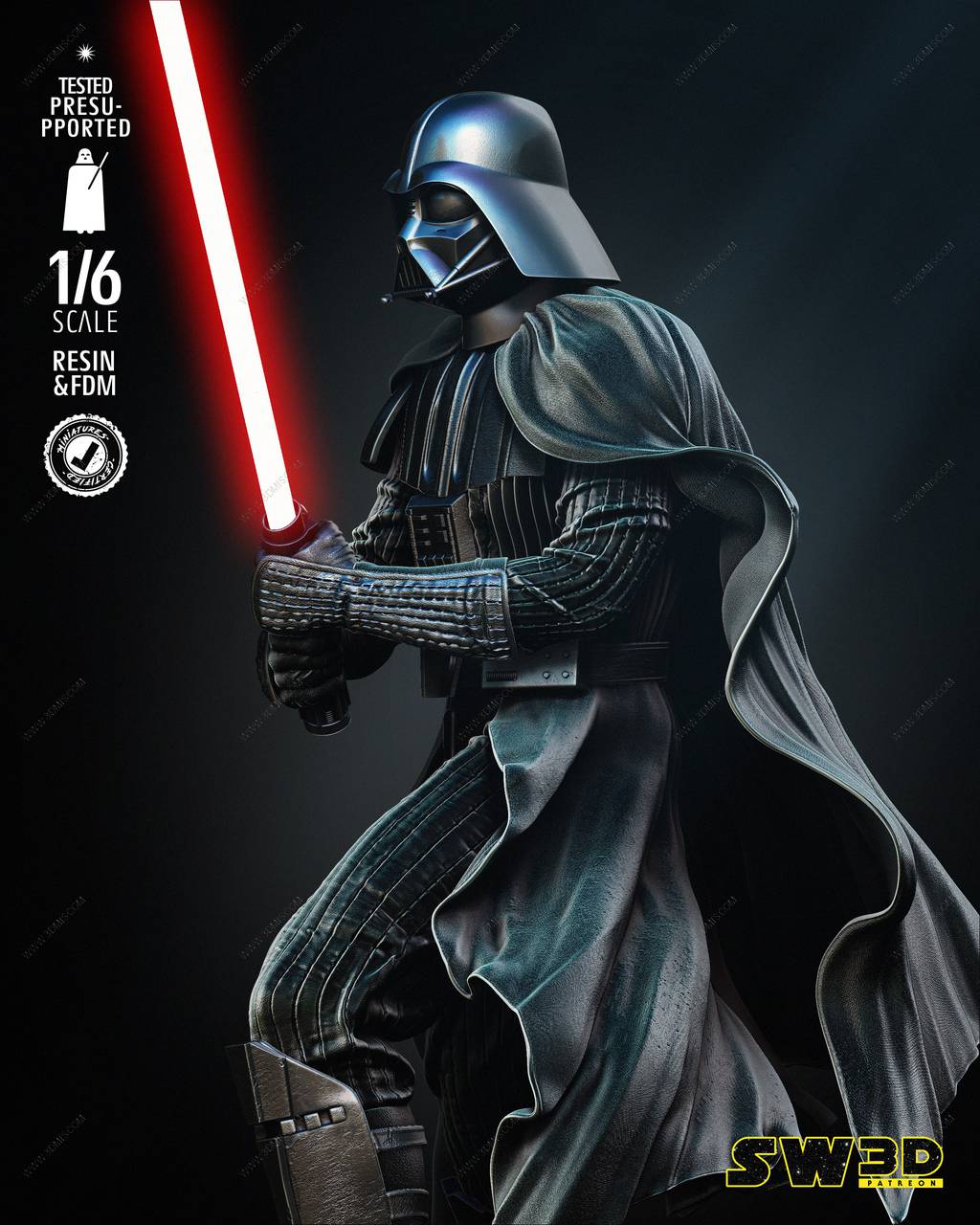 P站图纸印象馆 SW3D 星球大战 达斯·维德 SW3D 星球大战 达斯·维德