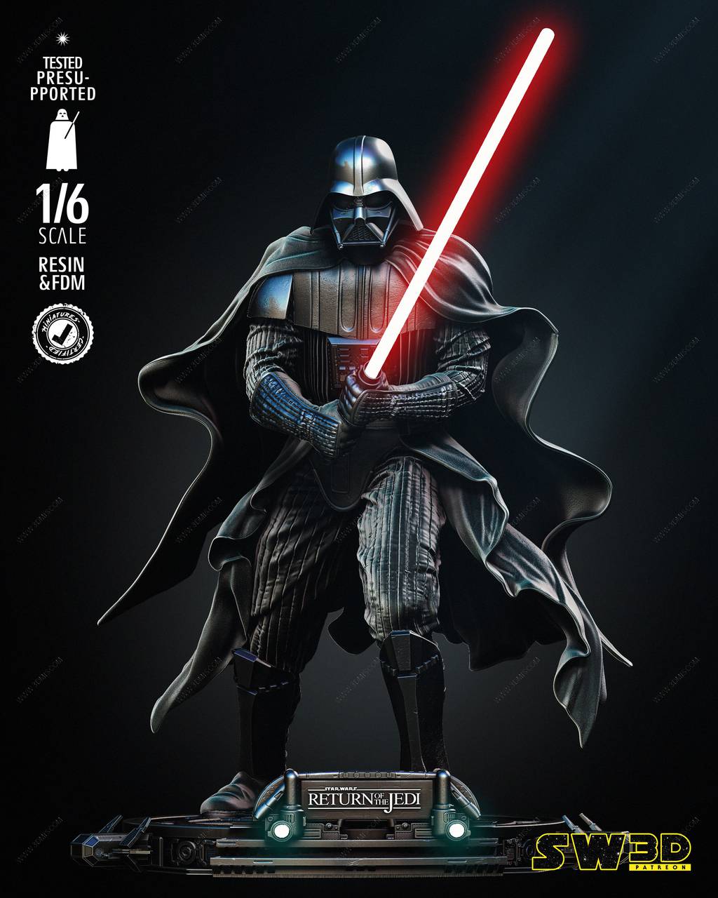 P站图纸印象馆 SW3D 星球大战 达斯·维德 SW3D 星球大战 达斯·维德