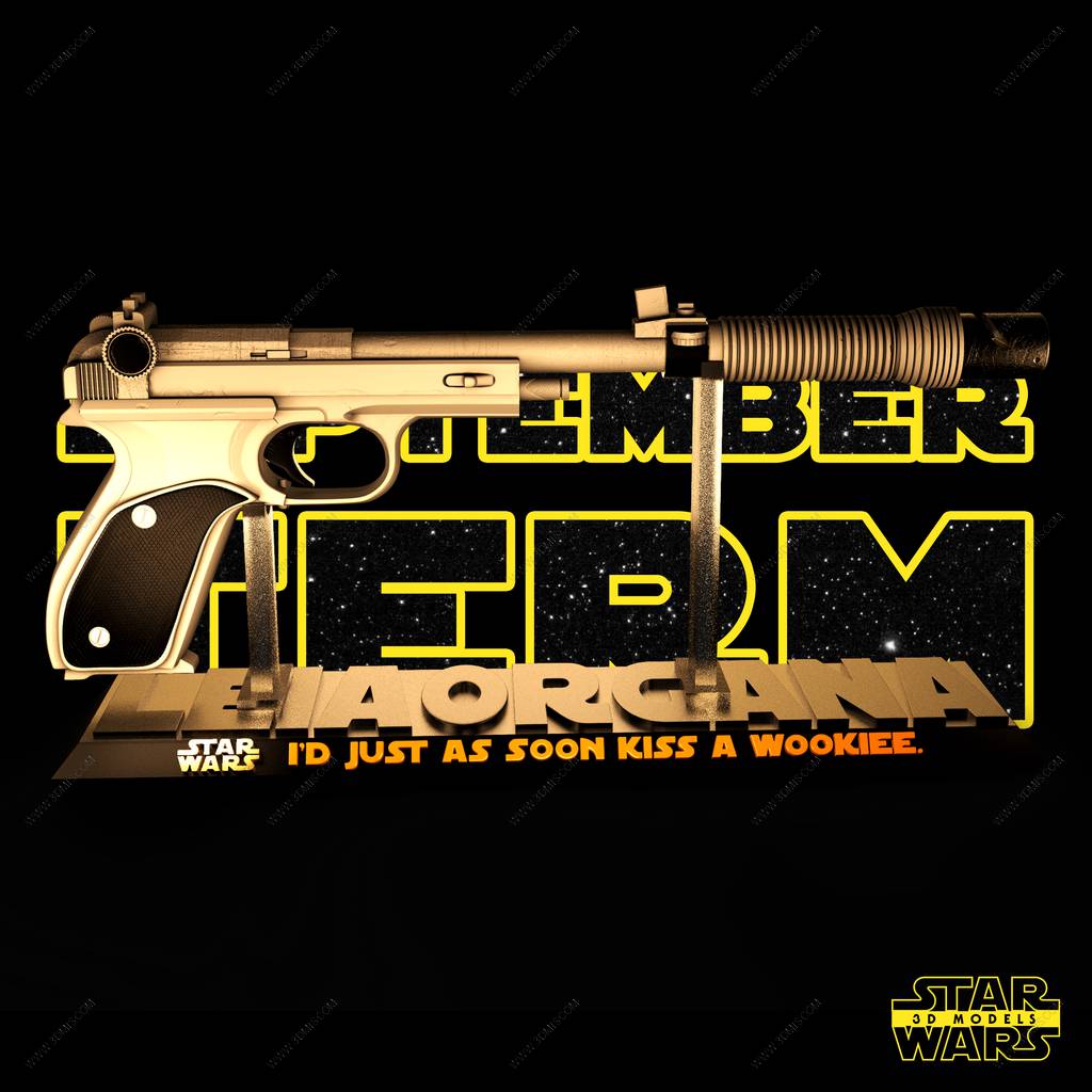 P站图纸印象馆 SW3D 星球大战 爆能枪 SW3D 星球大战 爆能枪