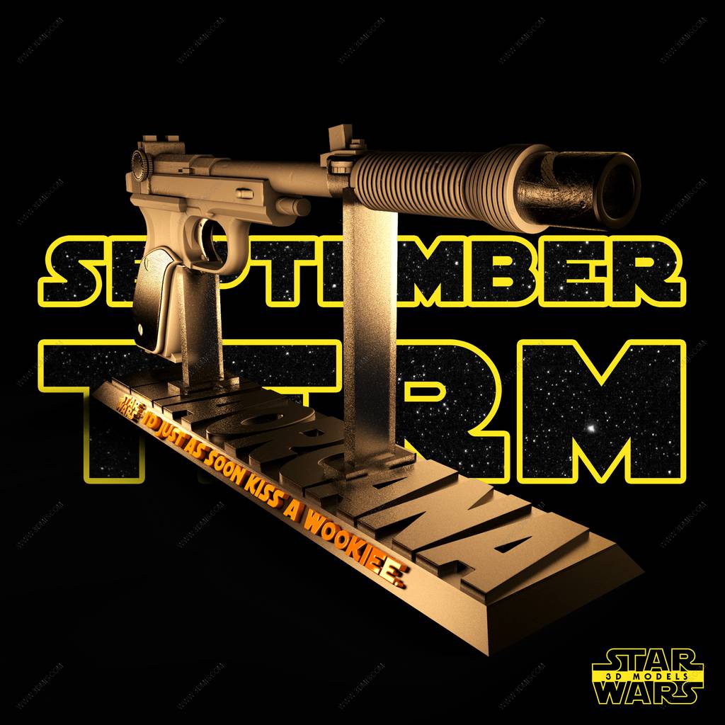 P站图纸印象馆 SW3D 星球大战 爆能枪 SW3D 星球大战 爆能枪