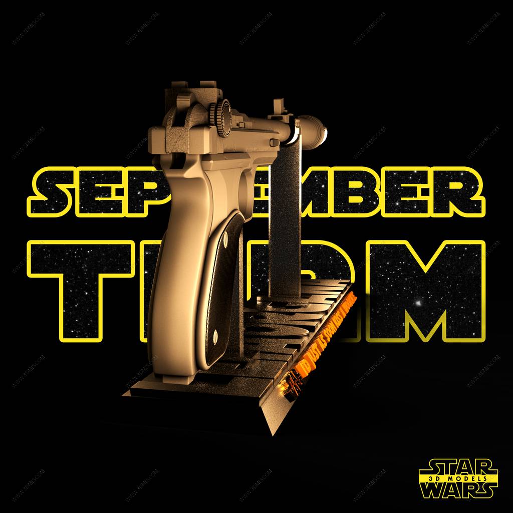 P站图纸印象馆 SW3D 星球大战 爆能枪 SW3D 星球大战 爆能枪