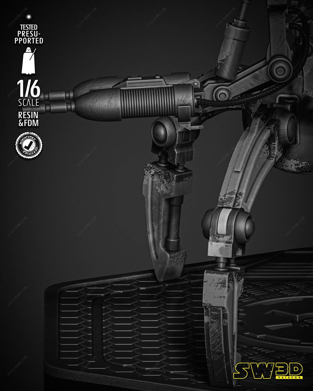 P站图纸印象馆 SW3D 星球大战 塔斯肯袭击者 SW3D 星球大战 塔斯肯袭击者