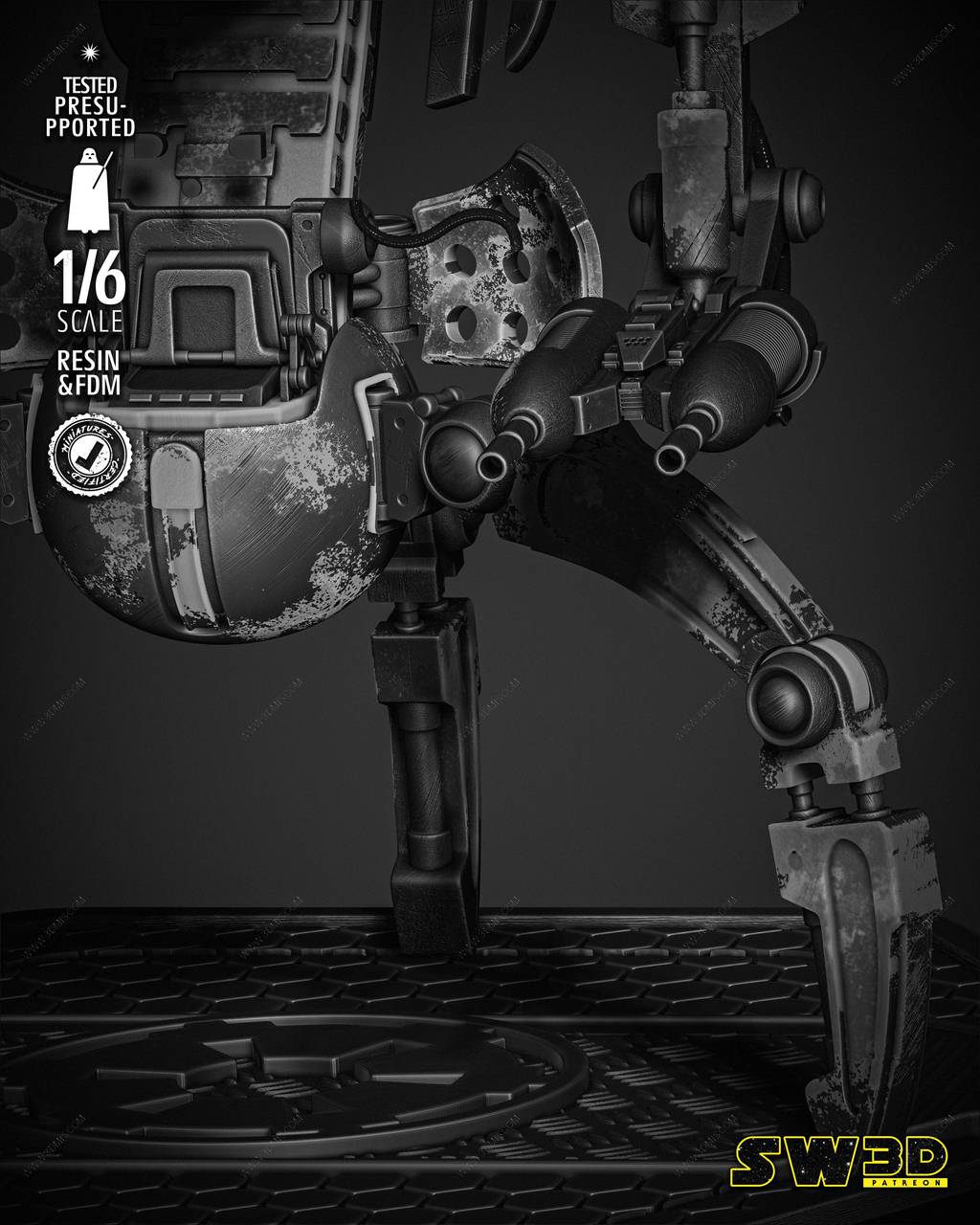 P站图纸印象馆 SW3D 星球大战 塔斯肯袭击者 SW3D 星球大战 塔斯肯袭击者