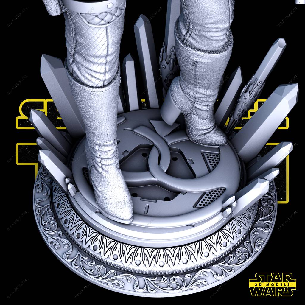 P站图纸印象馆 SW3D 星球大战 莱娅·奥加纳·索罗 SW3D 星球大战 莱娅·奥加纳·索罗