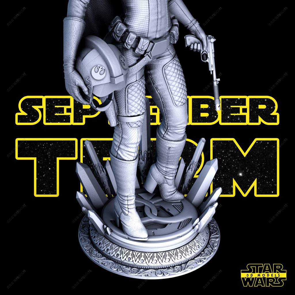 P站图纸印象馆 SW3D 星球大战 莱娅·奥加纳·索罗 SW3D 星球大战 莱娅·奥加纳·索罗