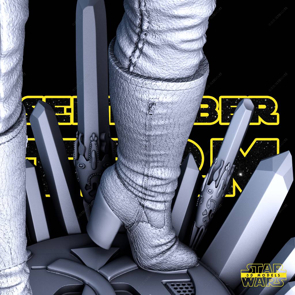 P站图纸印象馆 SW3D 星球大战 莱娅·奥加纳·索罗 SW3D 星球大战 莱娅·奥加纳·索罗