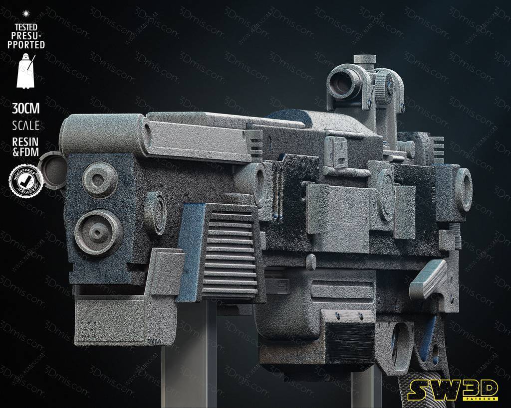 P站图纸印象馆 SW3D 星球大战 MWC-35C爆能手枪 SW3D 星球大战 MWC-35C爆能手枪