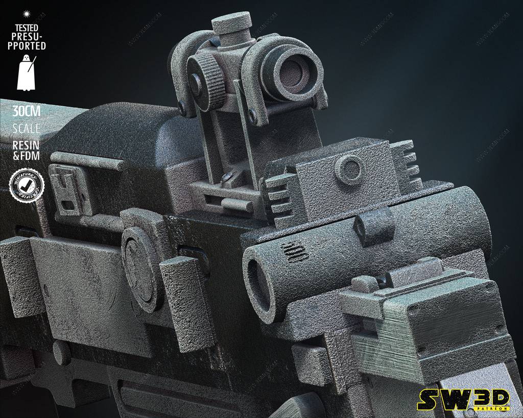 P站图纸印象馆 SW3D 星球大战 MWC-35C爆能手枪 SW3D 星球大战 MWC-35C爆能手枪