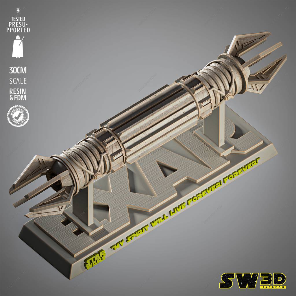 P站图纸印象馆 SW3D 星球大战 埃克萨·库恩的光剑 SW3D 星球大战 埃克萨·库恩的光剑