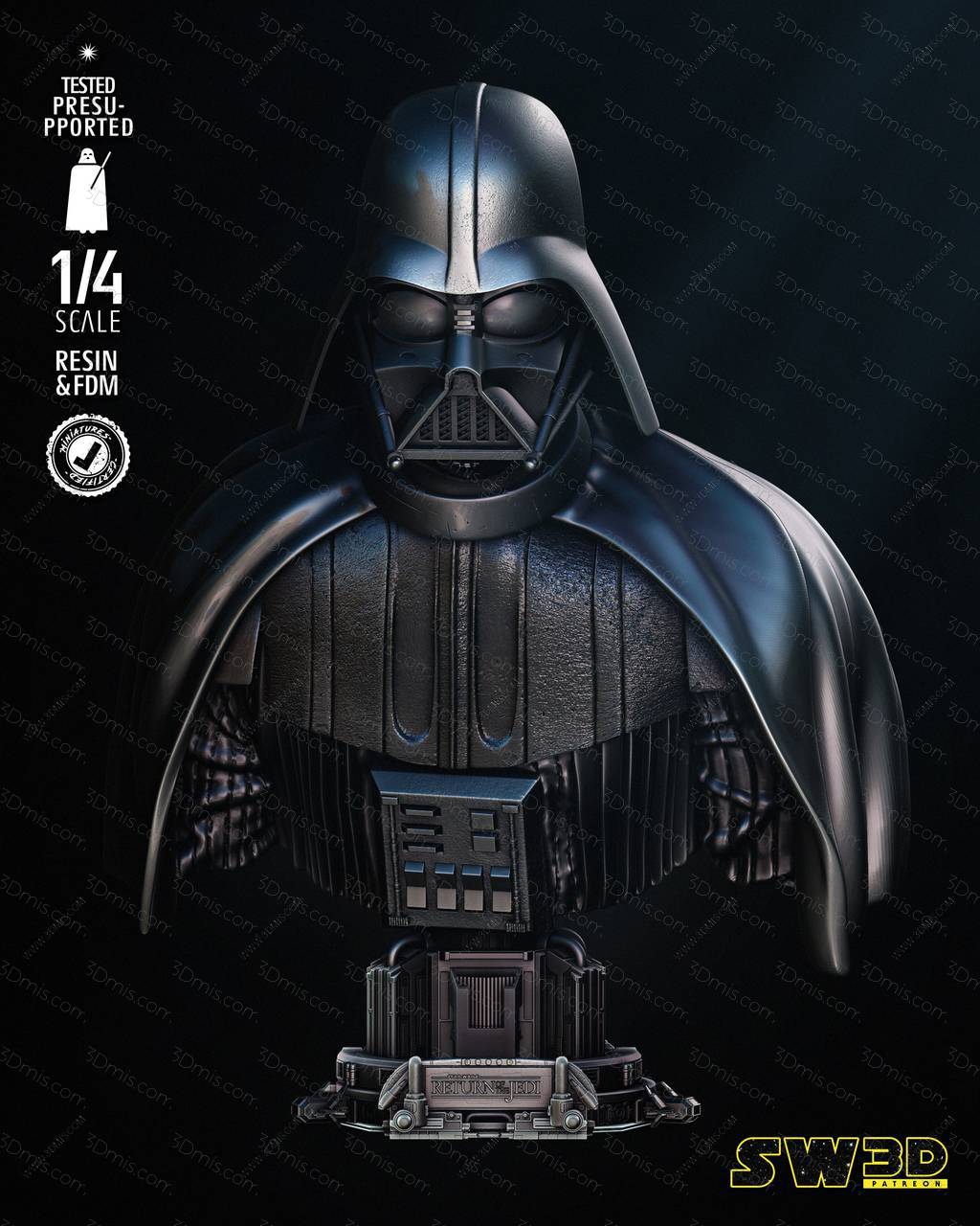 P站图纸印象馆 SW3D 星球大战 达斯·维德 SW3D 星球大战 达斯·维德