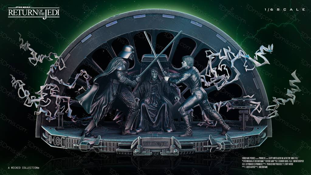 SW3D 星球大战 卢克和达斯·维德