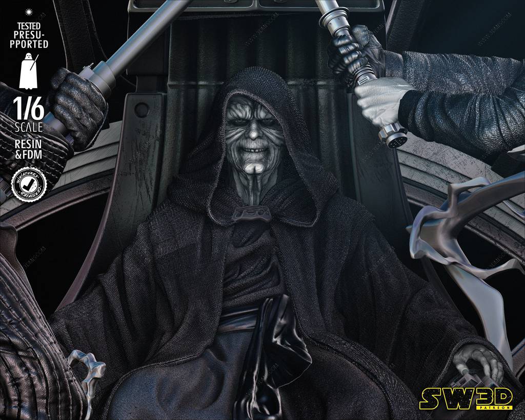 P站图纸印象馆 SW3D 星球大战 卢克和达斯·维德 SW3D 星球大战 卢克和达斯·维德