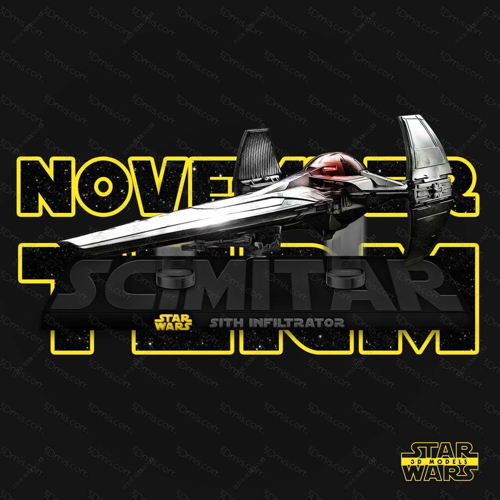 P站图纸印象馆 SW3D 星球大战 大弯刀号飞船 SW3D 星球大战 大弯刀号飞船