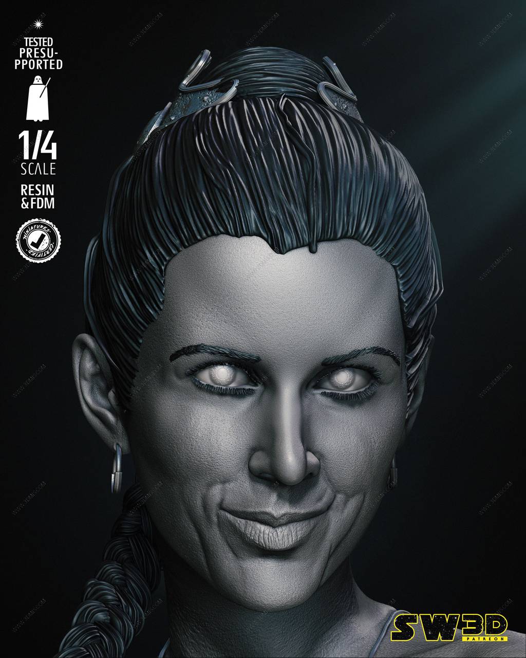 P站图纸印象馆 SW3D 星球大战 莱娅·奥加纳·索罗 SW3D 星球大战 莱娅·奥加纳·索罗