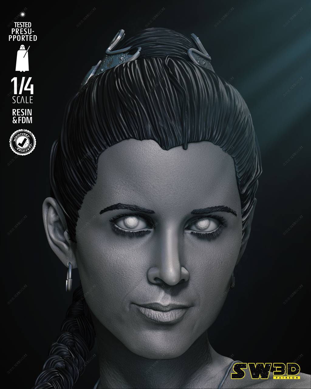 P站图纸印象馆 SW3D 星球大战 莱娅·奥加纳·索罗 SW3D 星球大战 莱娅·奥加纳·索罗