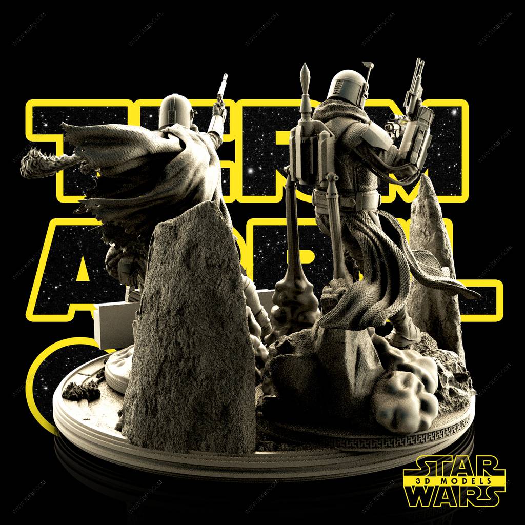 P站图纸印象馆 SW3D 星球大战 波巴·费特 SW3D 星球大战 波巴·费特