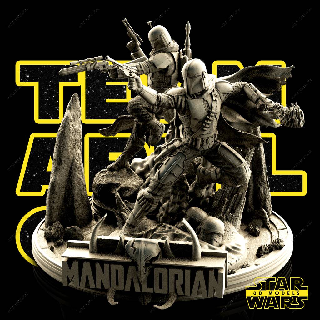 P站图纸印象馆 SW3D 星球大战 波巴·费特 SW3D 星球大战 波巴·费特