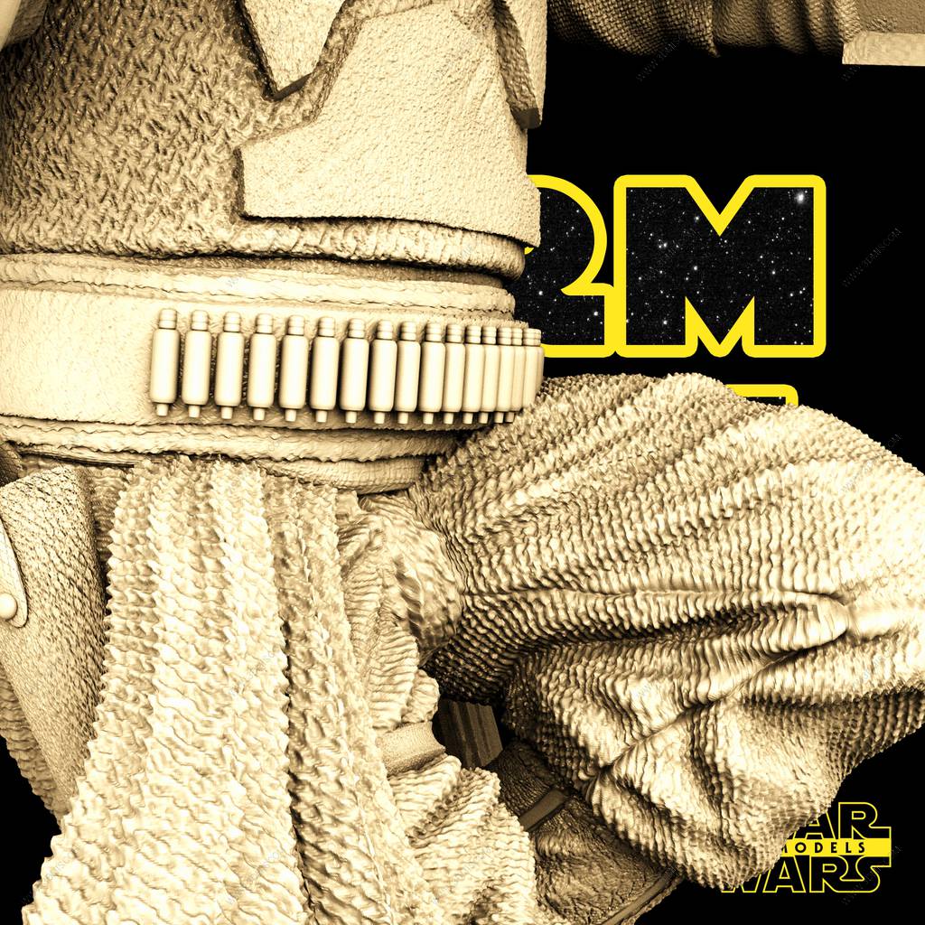 P站图纸印象馆 SW3D 星球大战 波巴·费特 SW3D 星球大战 波巴·费特