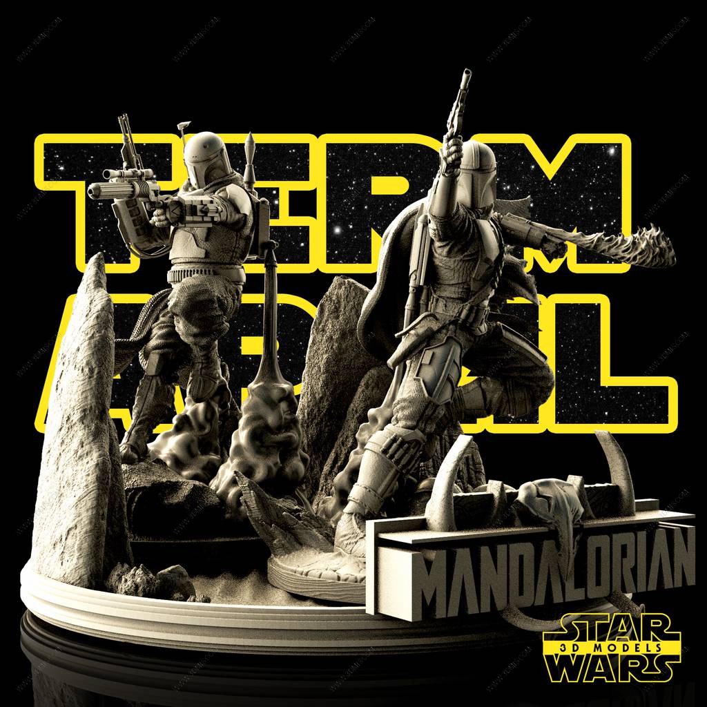 P站图纸印象馆 SW3D 星球大战 波巴·费特 SW3D 星球大战 波巴·费特