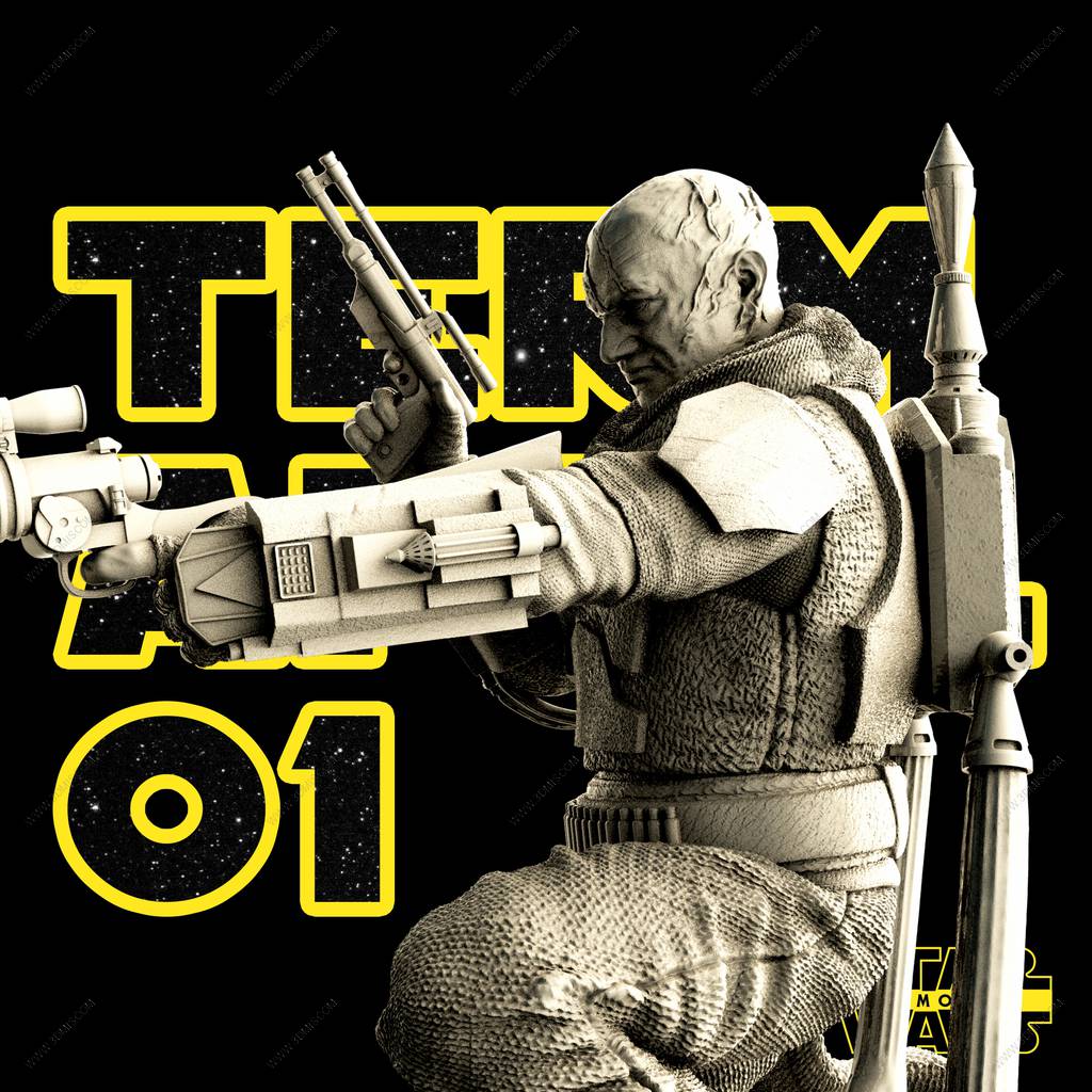 P站图纸印象馆 SW3D 星球大战 波巴·费特 SW3D 星球大战 波巴·费特