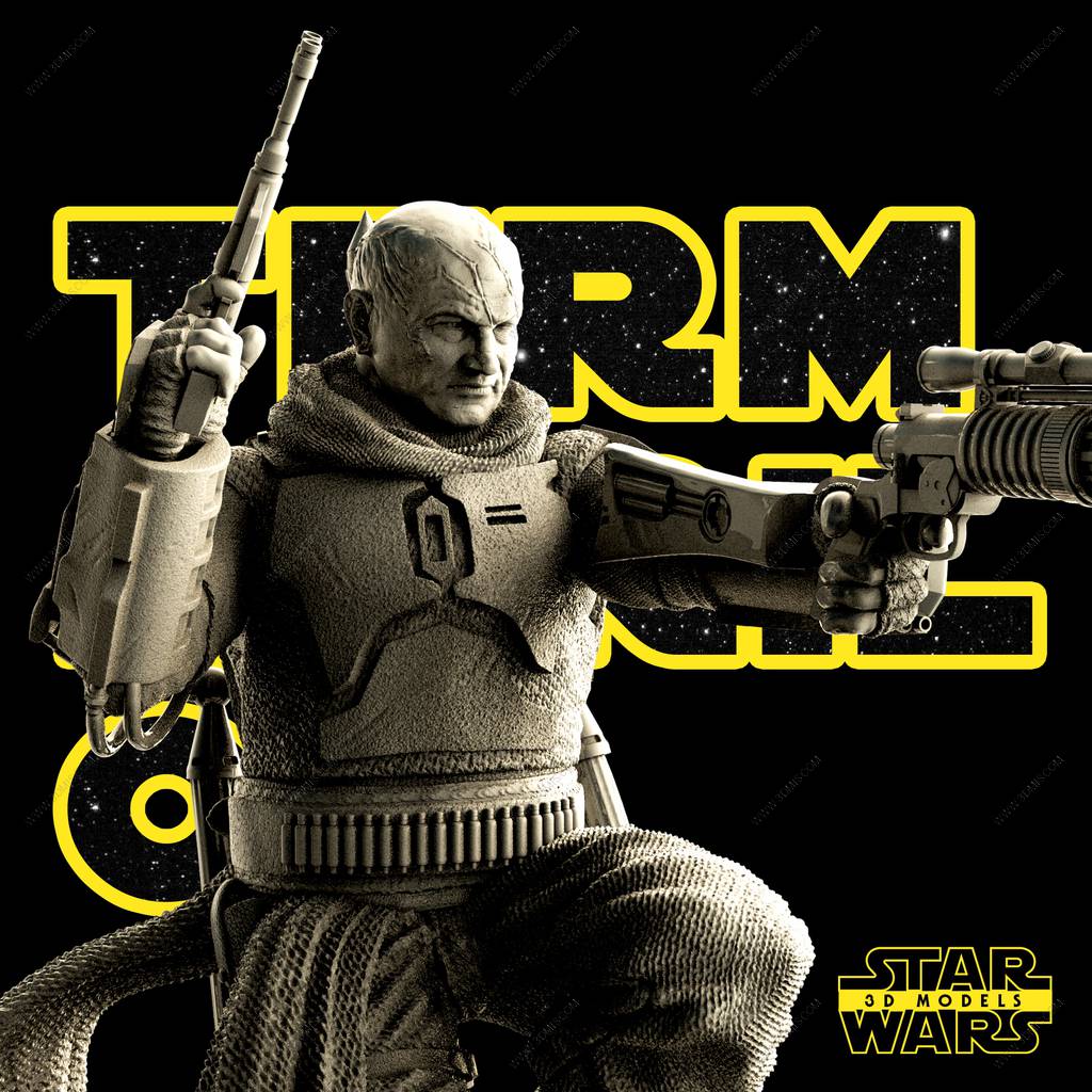 P站图纸印象馆 SW3D 星球大战 波巴·费特 SW3D 星球大战 波巴·费特