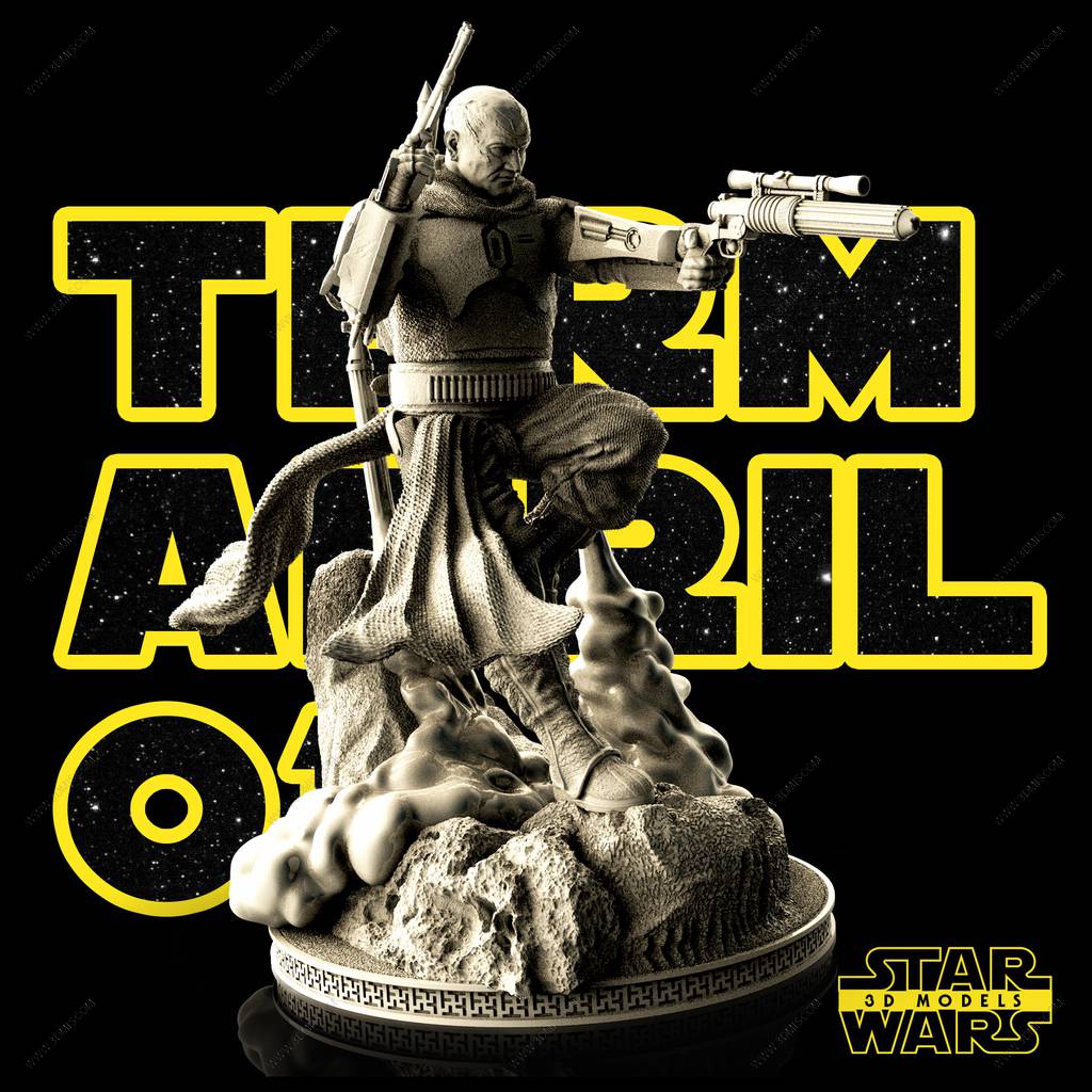 P站图纸印象馆 SW3D 星球大战 波巴·费特 SW3D 星球大战 波巴·费特