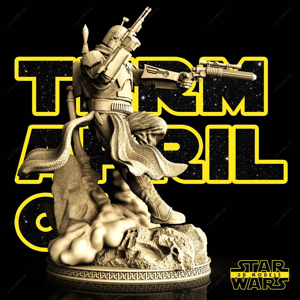 P站图纸印象馆 SW3D 星球大战 波巴·费特 SW3D 星球大战 波巴·费特