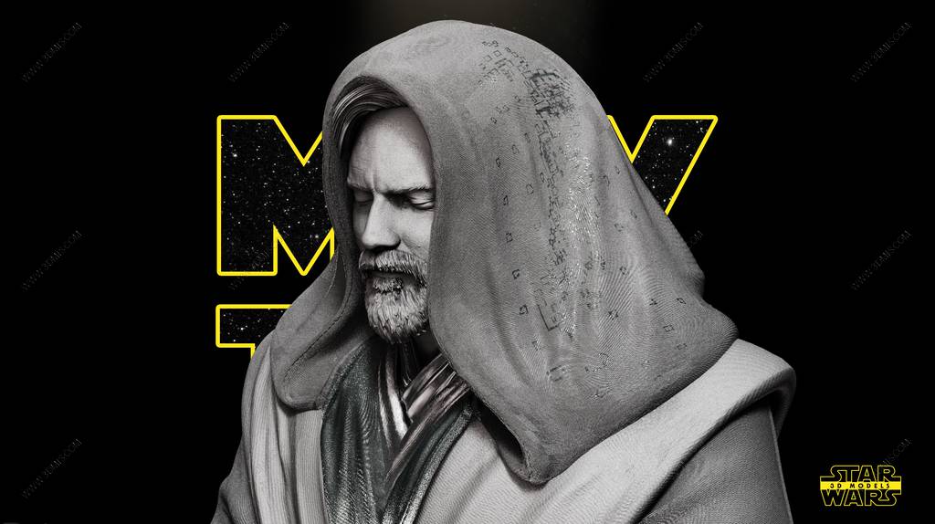 P站图纸印象馆 SW3D 星球大战 欧比旺 SW3D 星球大战 欧比旺