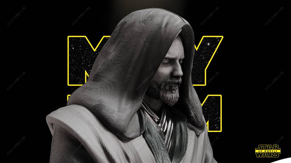 P站图纸印象馆 SW3D 星球大战 欧比旺 SW3D 星球大战 欧比旺