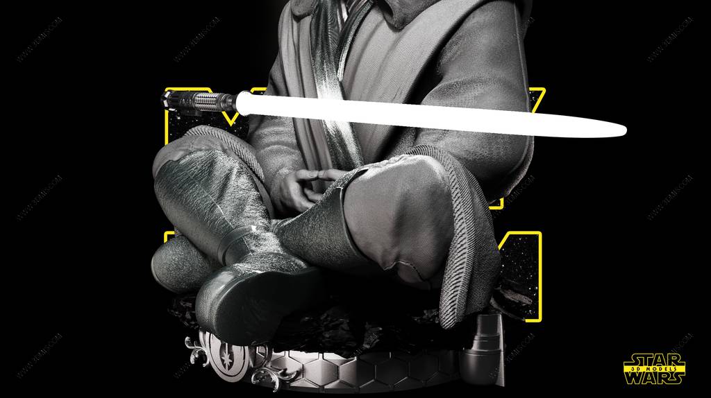 P站图纸印象馆 SW3D 星球大战 欧比旺 SW3D 星球大战 欧比旺