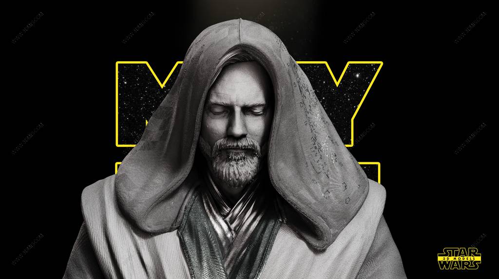 P站图纸印象馆 SW3D 星球大战 欧比旺 SW3D 星球大战 欧比旺