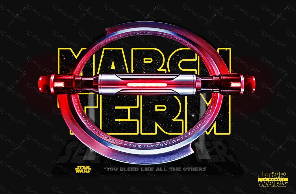 P站图纸印象馆 SW3D 星球大战 二姐的光剑 SW3D 星球大战 二姐的光剑