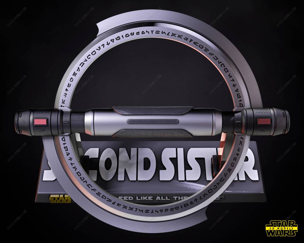 P站图纸印象馆 SW3D 星球大战 二姐的光剑 SW3D 星球大战 二姐的光剑